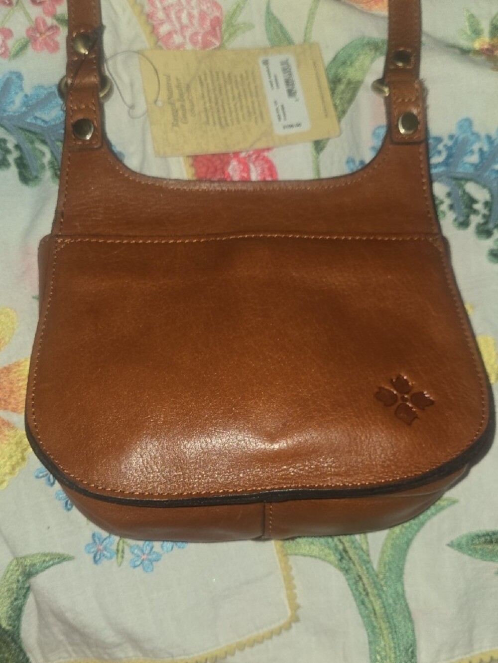 Patricia Nash Linny Saddle Bag Leather Crossbody *Nwt View 2